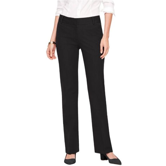 Talbots Newport black straight leg pants size 4P - Picture 1 of 16